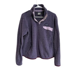 Patagonia Women's Lavender Cowl Neck Sweater